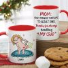 From Teenage Tantrums, Gift For Mom, Personalized Mug, Fart Butt Mug, Mother's Day Gift