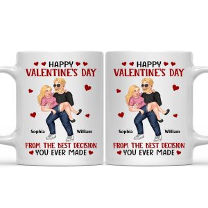 From The Best Decision You Ever Made - Gift For Couples, Husband, Wife, Boyfriend, Girlfriend - Personalized Mug