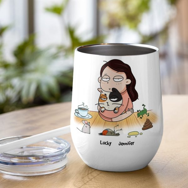 From The One Who Is Always Licking Their Genitals, Personalized Mug, Gift For Cat Lovers
