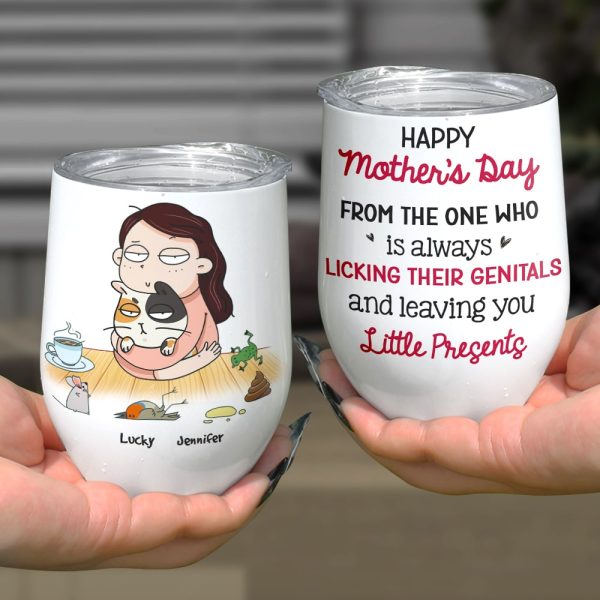 From The One Who Is Always Licking Their Genitals, Personalized Mug, Gift For Cat Lovers