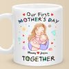 From This Day On, Forever Us - Family Personalized Custom Mug - Mother's Day, Baby Shower Gift, Gift For First Mom