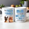 From Your Furry Babies With Love Creative White Ceramic Mug for Mother's Day, Birthdays, and Cozy Family Moments