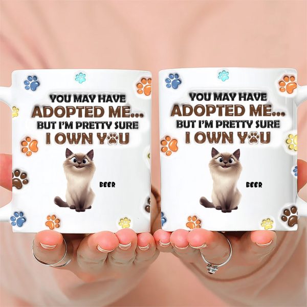 From Your Furry Cartoon Cat Baby - Personalized 3D Inflated Effect Ceramic Mug - Gift For Cat Lovers | CLP15 NA94