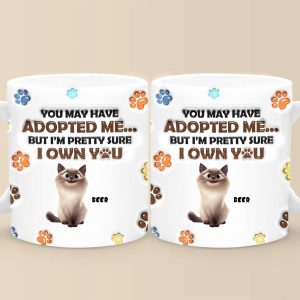 From Your Furry Cartoon Cat Baby - Personalized 3D Inflated Effect Ceramic Mug - Gift For Cat Lovers | CLP15 NA94