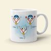 From Your Swimming Champions Personalized Funny Sperms Coffee Mug Gift For Dad