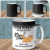 From Your Tiny Furry Overlords - Cat Personalized Custom Color Changing Mug - Gift For Pet Owners, Pet Lovers