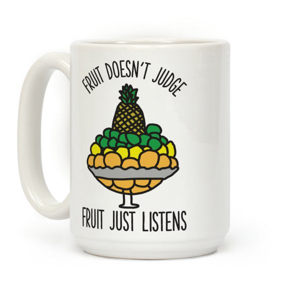 Fruit Doesn't Judge Coffee Mug