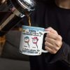 Fun Dad This Day Would Be Meaningless - 3D Inflated Effect Printed Mug, Personalized White Edge-to-Edge Mug