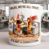 Fun Mad Rooster Office Worker Coffee Mug - Personalized Gifts For Coworker 02qhlu181225