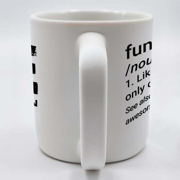 Fun-Pa Like Grandpa But Cooler Text Mug - Personalized Custom Coffee Mug - GRP013_MG