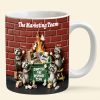 Fun Raccoon Dumpster Fire Response Team Mug, Personalized Gift For Coworker 02qhdt271125
