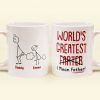 Funny Best Dad World's Greatest Farter I Mean Father - Personalized Mug