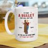 Funny Best Friends Mug Personalized Friends Back View Ceramic Cup with Sarcastic Friendship Quote