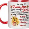 Funny Bonus Mom Coffee Mug Gift for Stepmom from Stepdaughter Stepson Birthday Mother's Day Christmas Gift