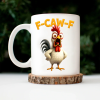 Funny Chicken F-Caw-F - Personalised Mug