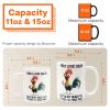 Funny Chicken Mug - I've Pecked You - Fun Gifts For Coworker, Friends, Boss - Personalized Mug