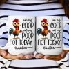 Funny Chicken Mug - Not My Coop Not My Poop Not Today Clucker - Fun Gifts For Coworker, Friends, Boss - Personalized Mug