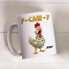 Funny Christmas Chicken Mug with Custom Name A Hilarious Holiday Gift for Friends & Coworkers