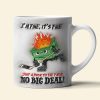 Funny Coffee Mug, Hockey Dumpster Fire Inflated I'm Fine It's Fine 01OHLU020125