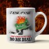 Funny Coffee Mug, Hockey Dumpster Fire Inflated I'm Fine It's Fine 01OHLU020125