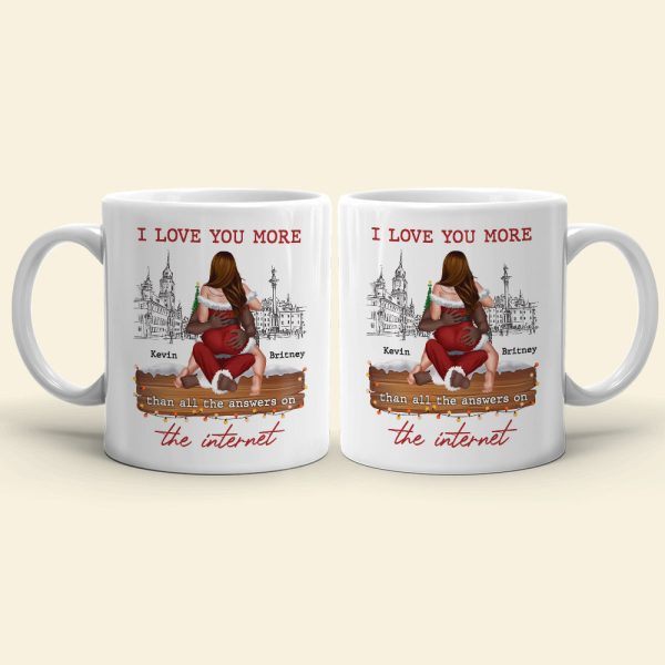 Funny Couple Gifts, I Love You More, Personalized Coffee Mug, Christmas Gifts For Couple