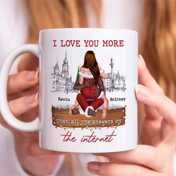 Funny Couple Gifts, I Love You More, Personalized Coffee Mug, Christmas Gifts For Couple