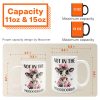 Funny Cow - Not In The Mood - Fun Gifts For Friends, Coworkers, Women - Personalized Mug