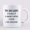 Funny Dad Grandpa Uncle To Do List Cartoon Man Personalized Coffee Mug