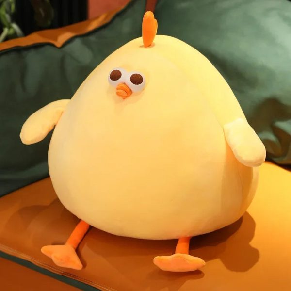 Funny Fat Chicken Plush Toy - Soft, Cute Neck Pillow for Kids & Gifts