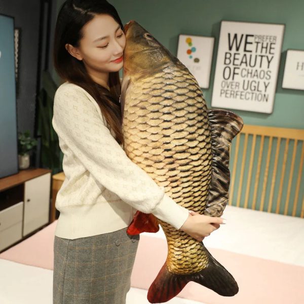 Funny Fish Plush Toy - Soft Carp Pillow for Kids & Creative Sleep Cushion