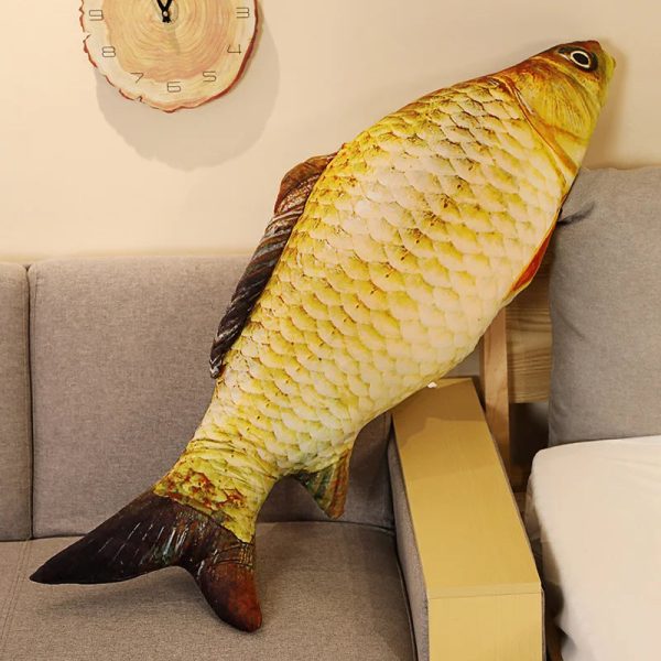 Funny Fish Plush Toy - Soft Carp Pillow for Kids & Creative Sleep Cushion