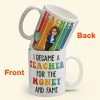 Funny I Became A Teacher For The Money And Fame - Personalized Mug