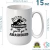 Funny Mamasaurus Coffee Mug Don't Mess With Mamasaurus You'll Get Jurasskicked Dinosaur Design, Gift for Mom from Daughter Son Kids Husband, Birthday Christmas Gift