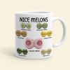 Funny Melon Coffee Mug - Personalized Gifts For Her Coffee Mug 01OHTI241125