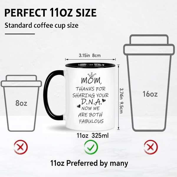 Funny Mom Coffee Mug Gift for Mom from Daughter Son Kids Husband, Birthday Mother's Day Christmas Gift