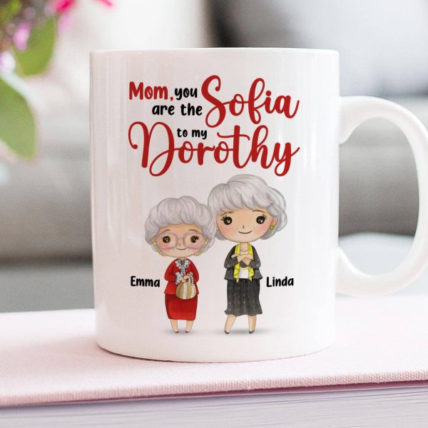 Funny Mother And Daughter 07HUDT280323 Personalized Coffee Mug, Gift For Mama