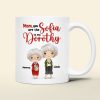 Funny Mother And Daughter 07HUDT280323 Personalized Coffee Mug, Gift For Mama