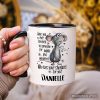 Funny Mouse Sarcastic Personalized Mug, Who Ties Your Shoelaces Humor Quote Gift with Custom Name