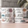 Funny Mug - Bad B*Tch Affirmations - Exchange Gifts, Gag Gifts For Coworkers, Self Gift - Mug