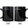 Funny Mug - Black Mug - F*Ck Vocabulary - Fun Gifts For Coworker, Friends, Boss, Nurse - Personalized Mug