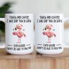 Funny Mug - Flamingo Touch My Coffee I Will Slap You So Hard - Exchange Gifts, Gag Gifts For Coworkers - Mug