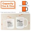 Funny Mug - My Five Moods - Gifts For Friends, Coworkers, Retirement - Personalized Mug