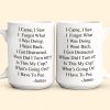 Funny Mug - Old Age Birthday Gifts For Mother, Father, Grandma, Grandpa - Personalized Mug Gift For Dad - Gift For Dad - Gift For Grandpa