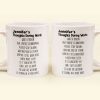 Funny Mug - Thoughts During Work - For Me Gift, Gifts For Coworkers, Boss - Personalized Mug