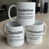 Funny Mug - Word Of The Day Version 1 - Elephant Gift, Exchange Gifts For Coworker - Personalized Mug