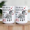 Funny Mug - You Are My Favorite Pain In The A$$ - For Couples, Husband, Wife, Friend Silly Exchange Gift - Personalized Mug