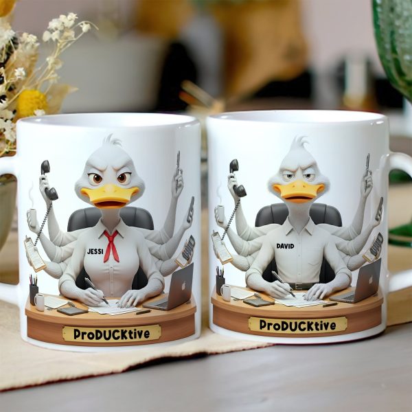 Funny Overworked Animal Office Coffee Mug - Personalized Gifts For Officers 05TOLU131125