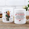 Funny Personalized Ceramic Mug Thanks For Being My Husband Sweet Romantic Couple Design Unique Gift for Wife or Husband