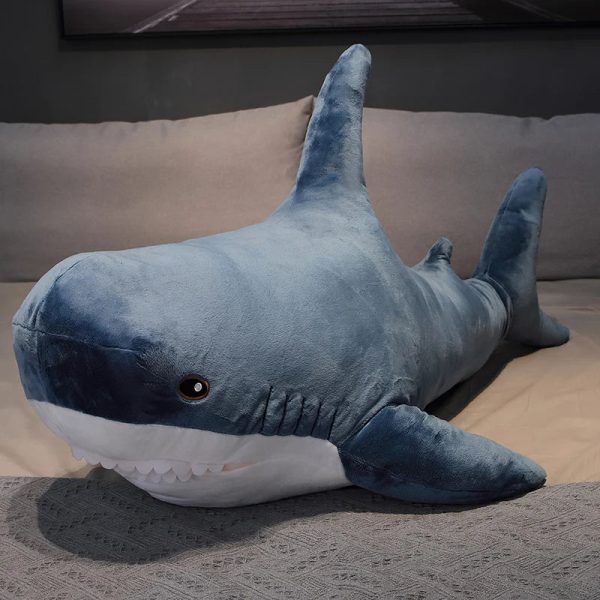 Funny Shark Plush Toy - Cozy Sleeping Pillow for Kids & Fun Decor