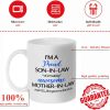 Funny Son in Law Coffee Mug Gift from Mother in Law for Birthday Fathers Day